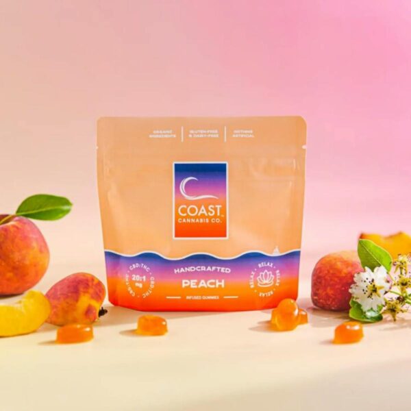 Buy Coast | Peach | Relax | 20:1 CBD:THC Online