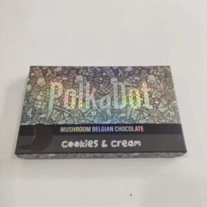 Buy PolkaDot Cookies and Cream Belgian Chocolate Bar Online