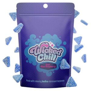 Buy Wicked | Chill | Blue Raspberry (Indica) | Gummies | 100mg Online